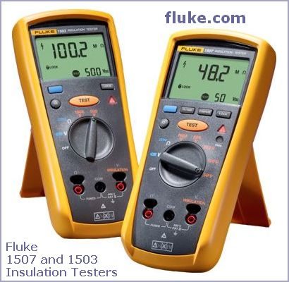 1507 and 1503 Insulation Testers - Fluke