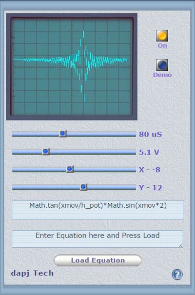 Virtual Oscilloscope - Visualize Equations